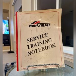MerCruiser Service Training Notebook 90-90593 (1993) Brunswick Corp Boat Marine